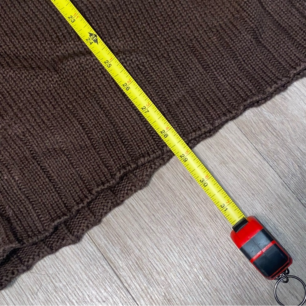 :::VINTAGE:::Men's polo jeans company 1/4 zip Brown Sweater size XXL - Picture 9 of 10